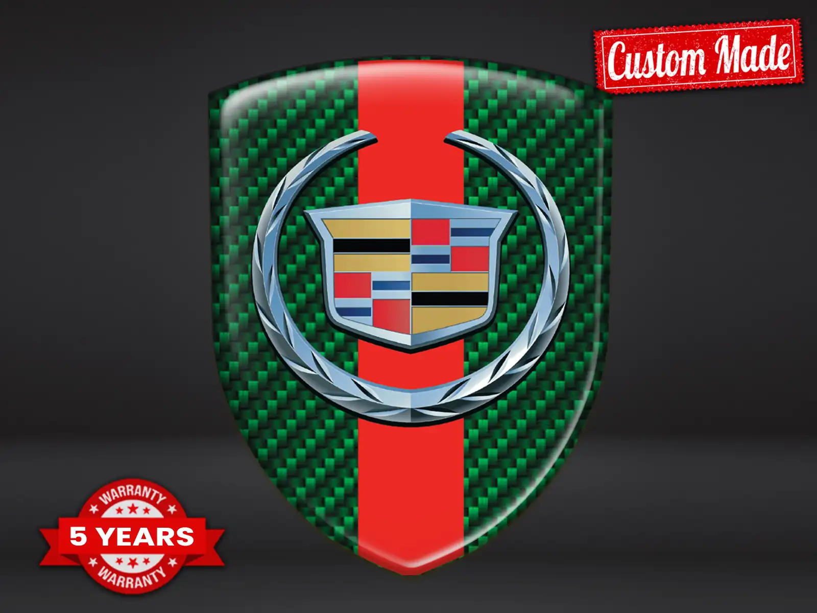 Cadillac Silikonembleme Auto Professionell Anpassbar Robust